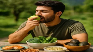 ۱۰ خوراکی مفید برای تقویت سلامت مو در مردان ایرانی | لیست طلایی ۱۴۰۵